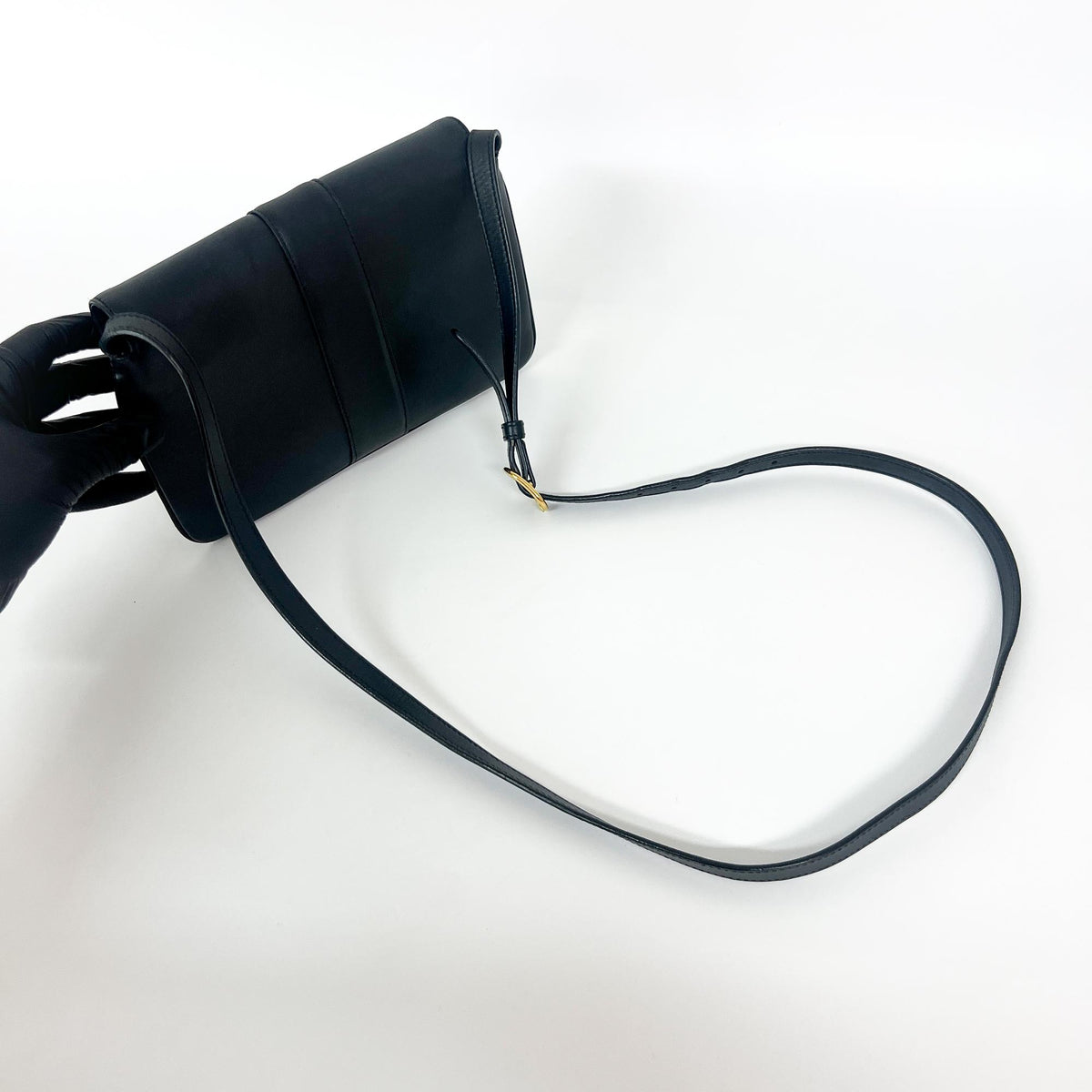 Gucci Arli Leather, Black, Leather, Shoulder Bag