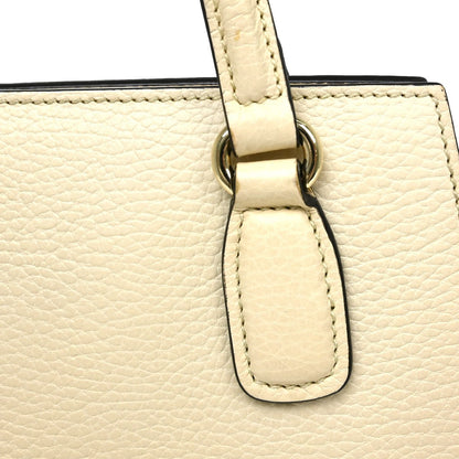 Gucci Soho Convertible Top Handle Satchel Leather, Beige, Leather, Handbag