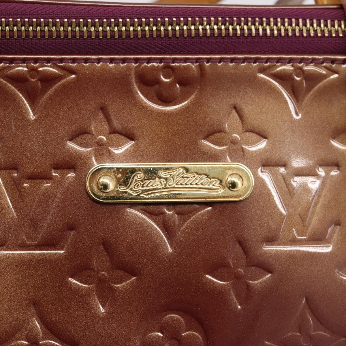 Louis Vuitton Bellevue Monogram Vernis, Purple, Patent Leather, Handbag