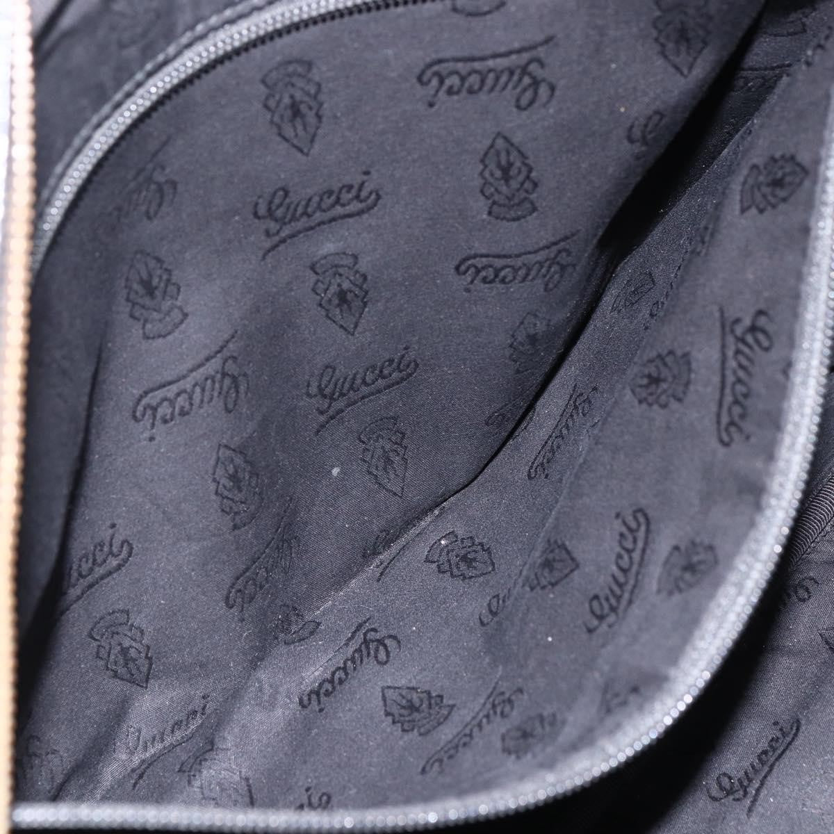 Gucci Zip Messenger GG Imprime, Black, Canvas, Shoulder Bag