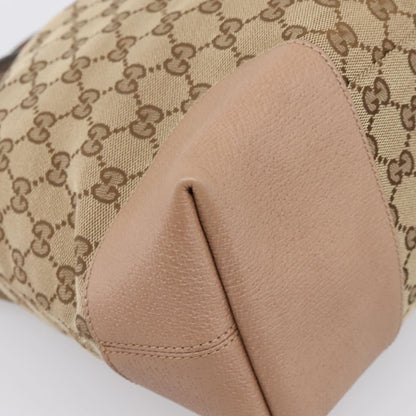 Gucci Bree Convertible Top Handle GG Canvas with Leather, Beige, Canvas, Handbag