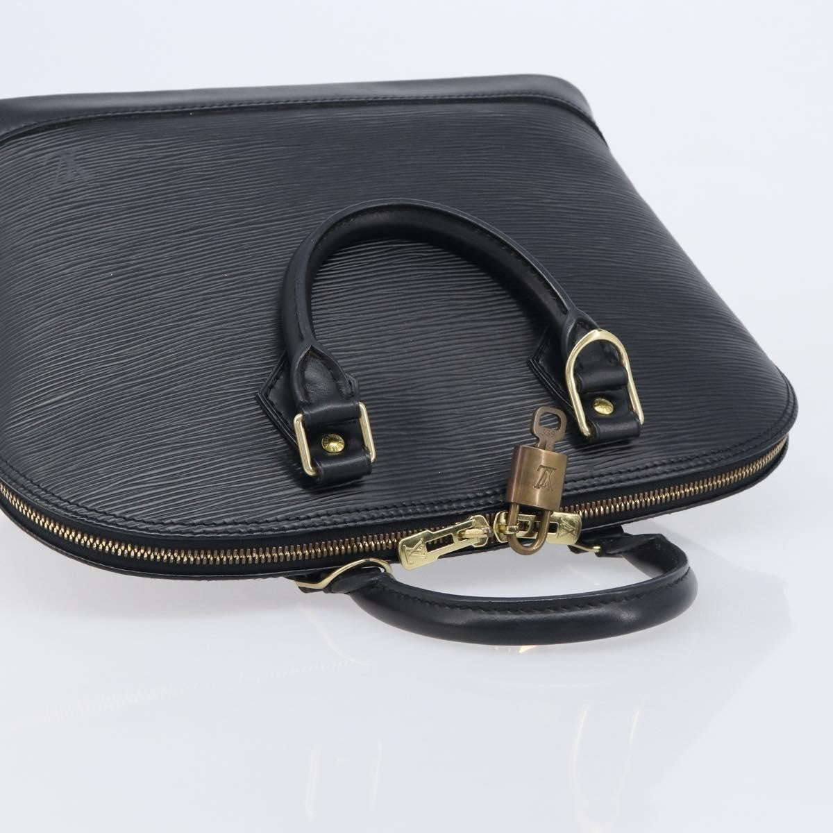 Louis Vuitton Vintage Alma Epi Leather, Black, Leather, Handbag