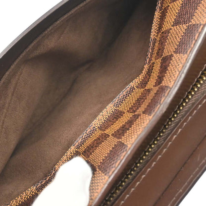 Louis Vuitton Pochette Saint Louis Damier, Brown, Canvas, Clutch