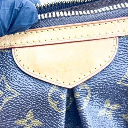 Louis Vuitton Palermo Monogram Canvas, Brown, Canvas, Handbag