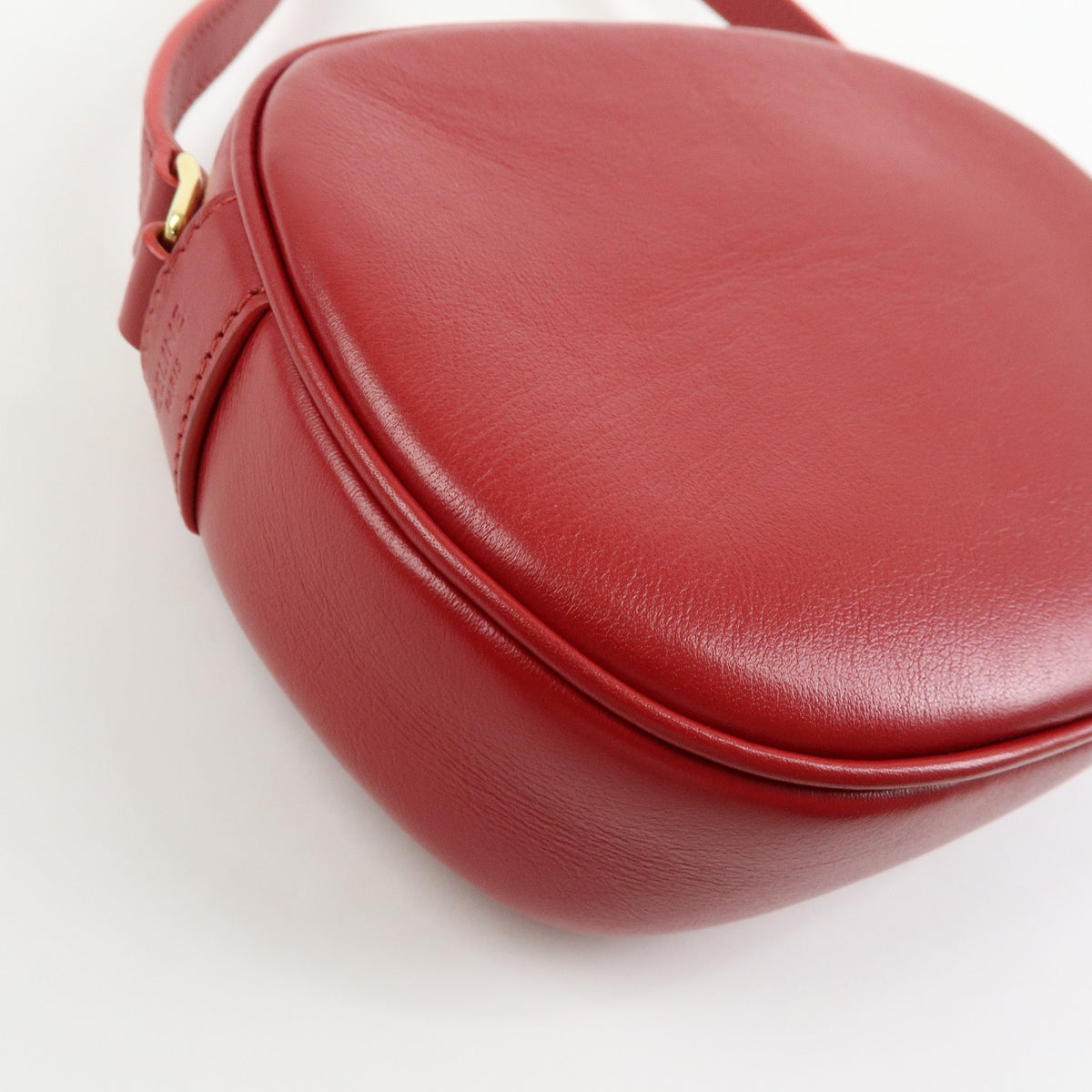 Celine C Charm Camera Quilted Leather, Red, Leather, Handbag