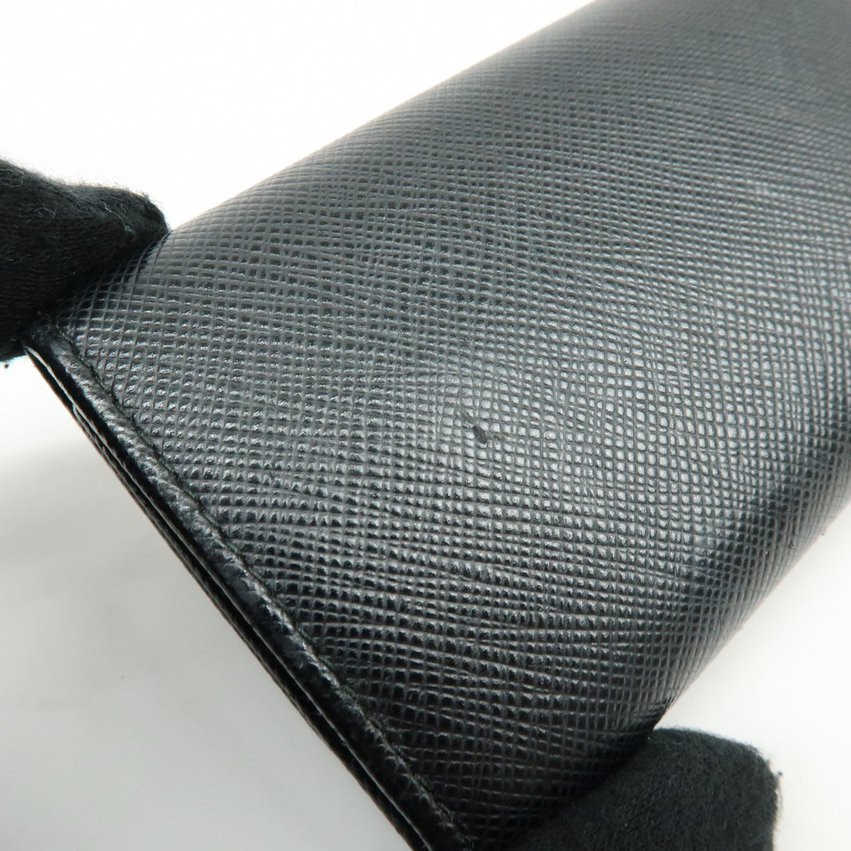 Prada Flap Saffiano Leather, Black, Leather, Wallet