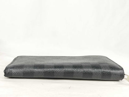 Louis Vuitton Zippy wallet vertical Damier Graphite, Black, Canvas, Wallet