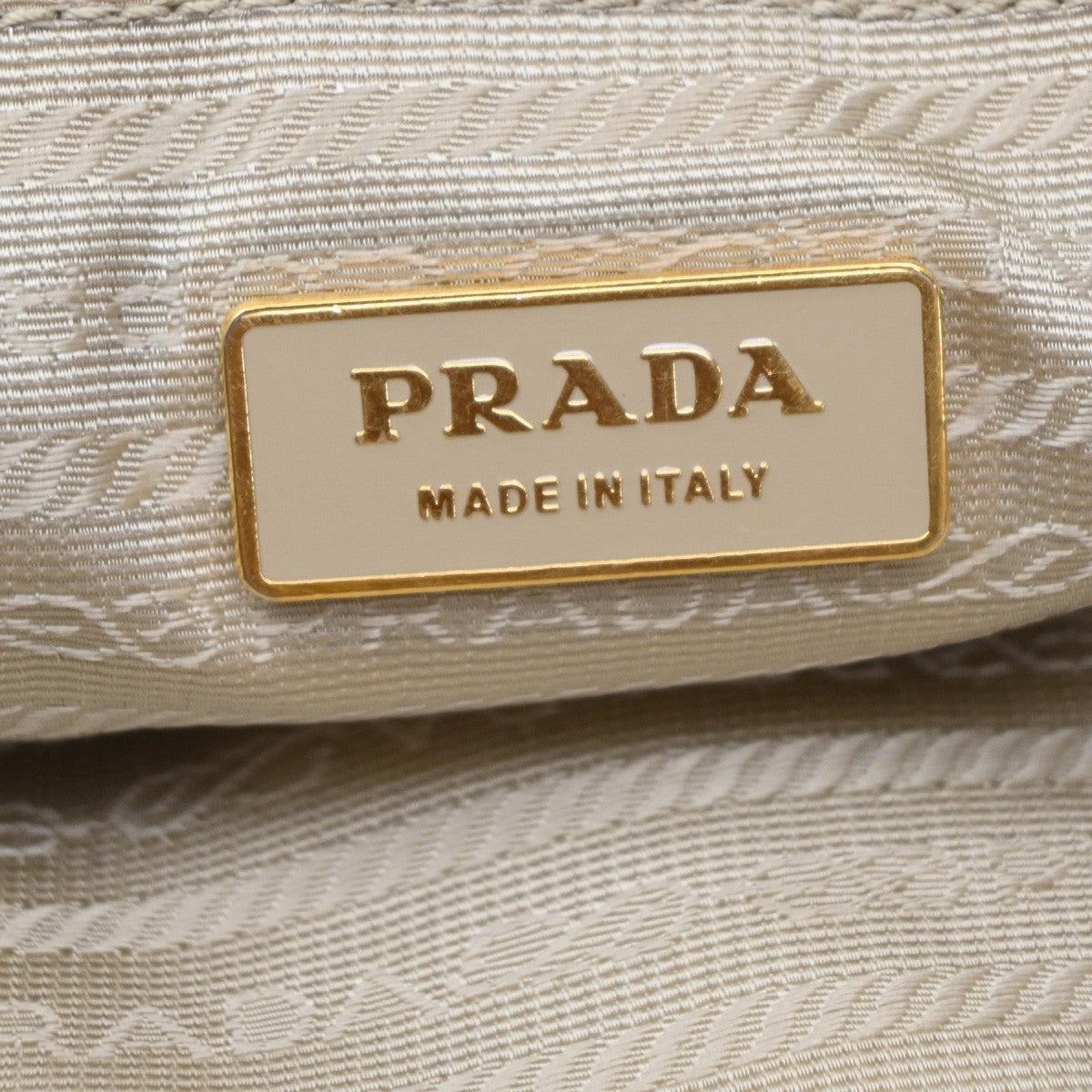 Prada Re-Edition 1978 Pocket Re-Nylon with Saffiano Leather, Beige, Nylon, Tote Bag
