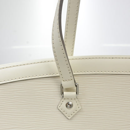 Louis Vuitton Madeleine Epi Leather, White, Leather, Shoulder Bag