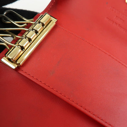 Louis Vuitton Multiclés 4 Cuir verni, Red, Patent Leather, Wallet