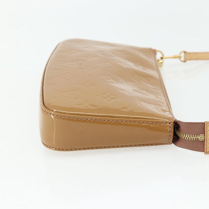 Louis Vuitton Pochette Accessoires NM Monogram Vernis, Brown, Patent Leather, Clutch