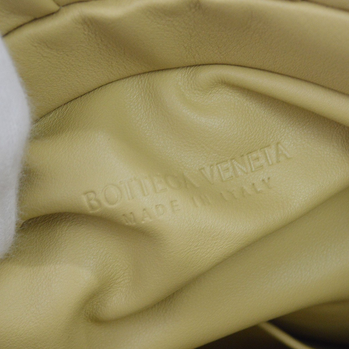 Bottega Veneta The Fringe Leather, Beige, Leather, Clutch