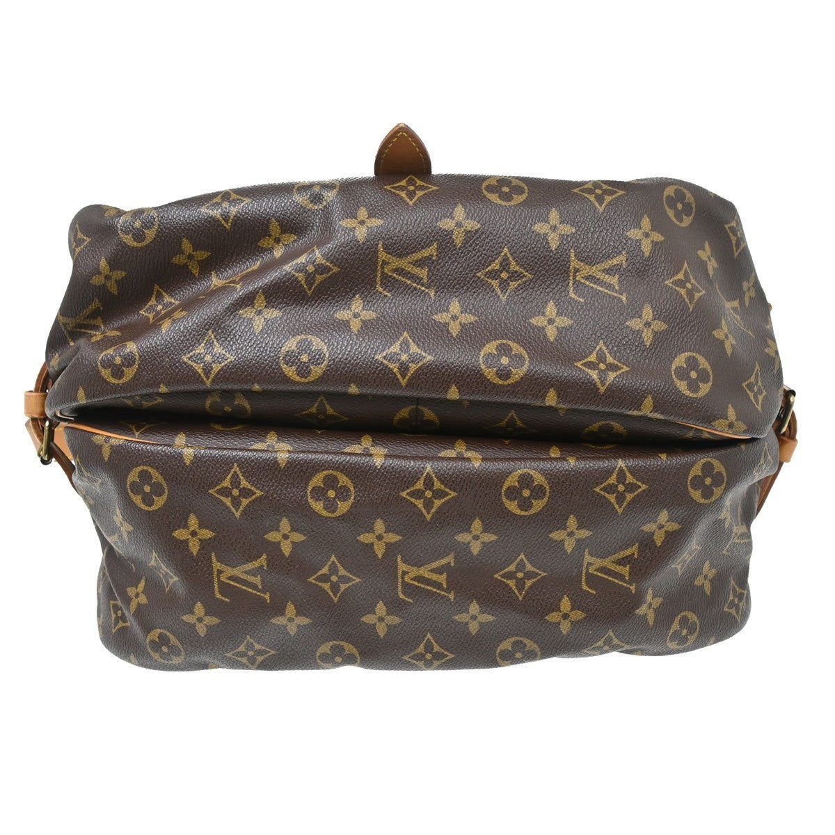 Louis Vuitton Saumur Monogram Canvas, Brown, Canvas, Shoulder Bag