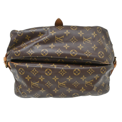 Louis Vuitton Saumur Monogram Canvas, Brown, Canvas, Shoulder Bag