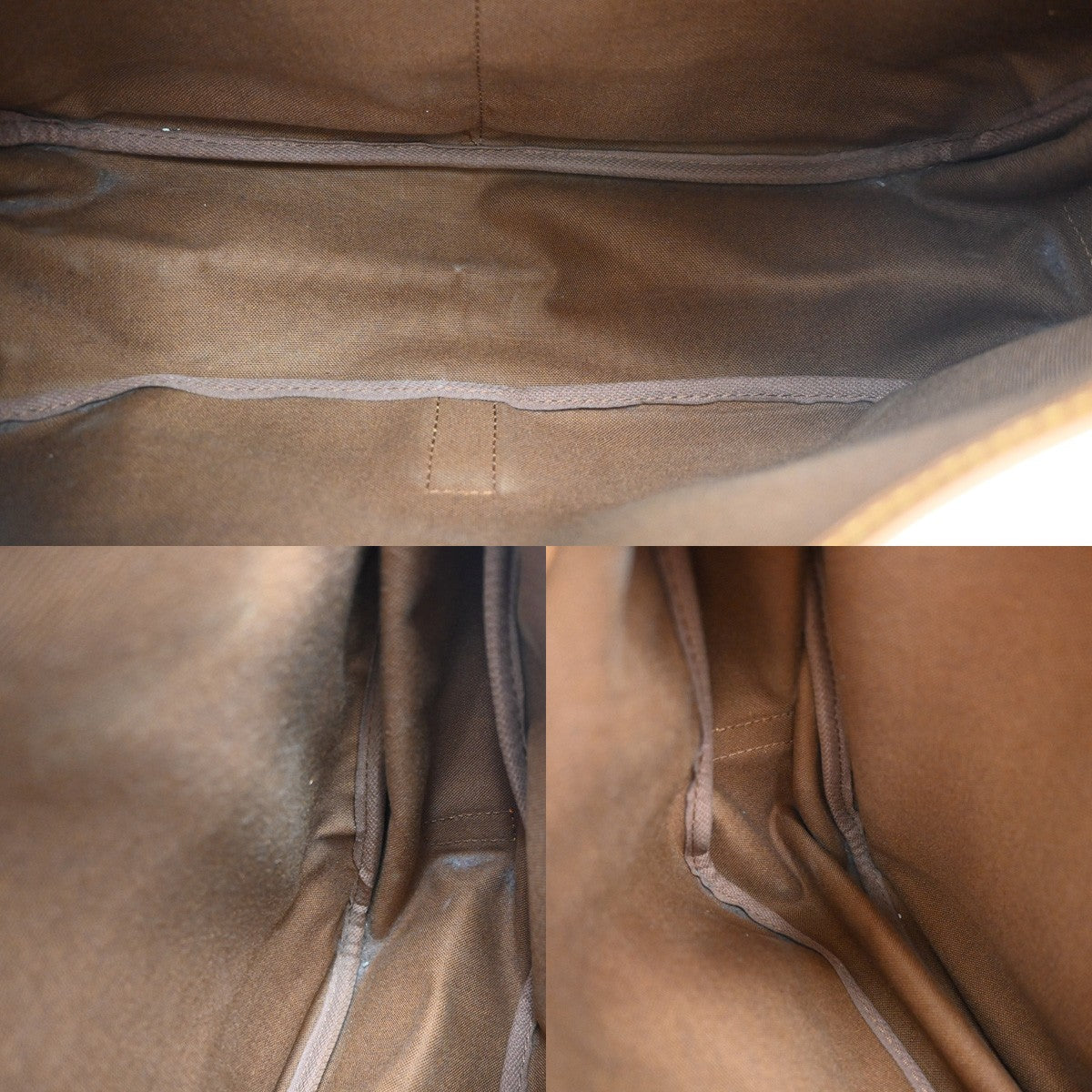 Louis Vuitton Saumur Monogram, Brown, Canvas, Shoulder Bag
