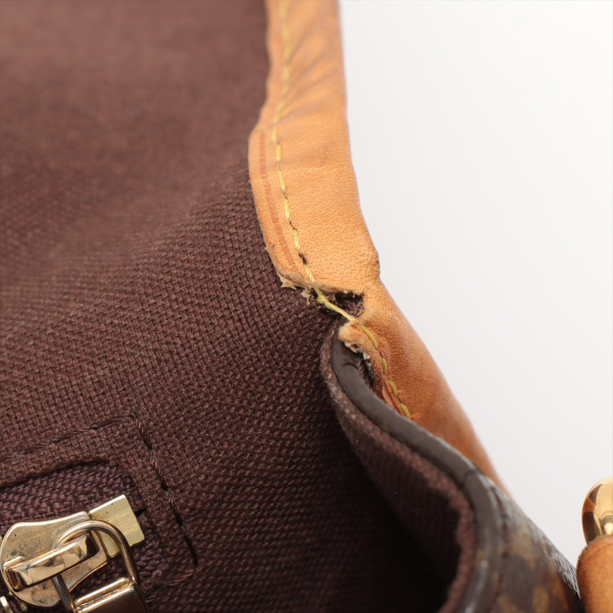 Louis Vuitton Menilmontant Monogram Canvas, Brown, Canvas, Handbag