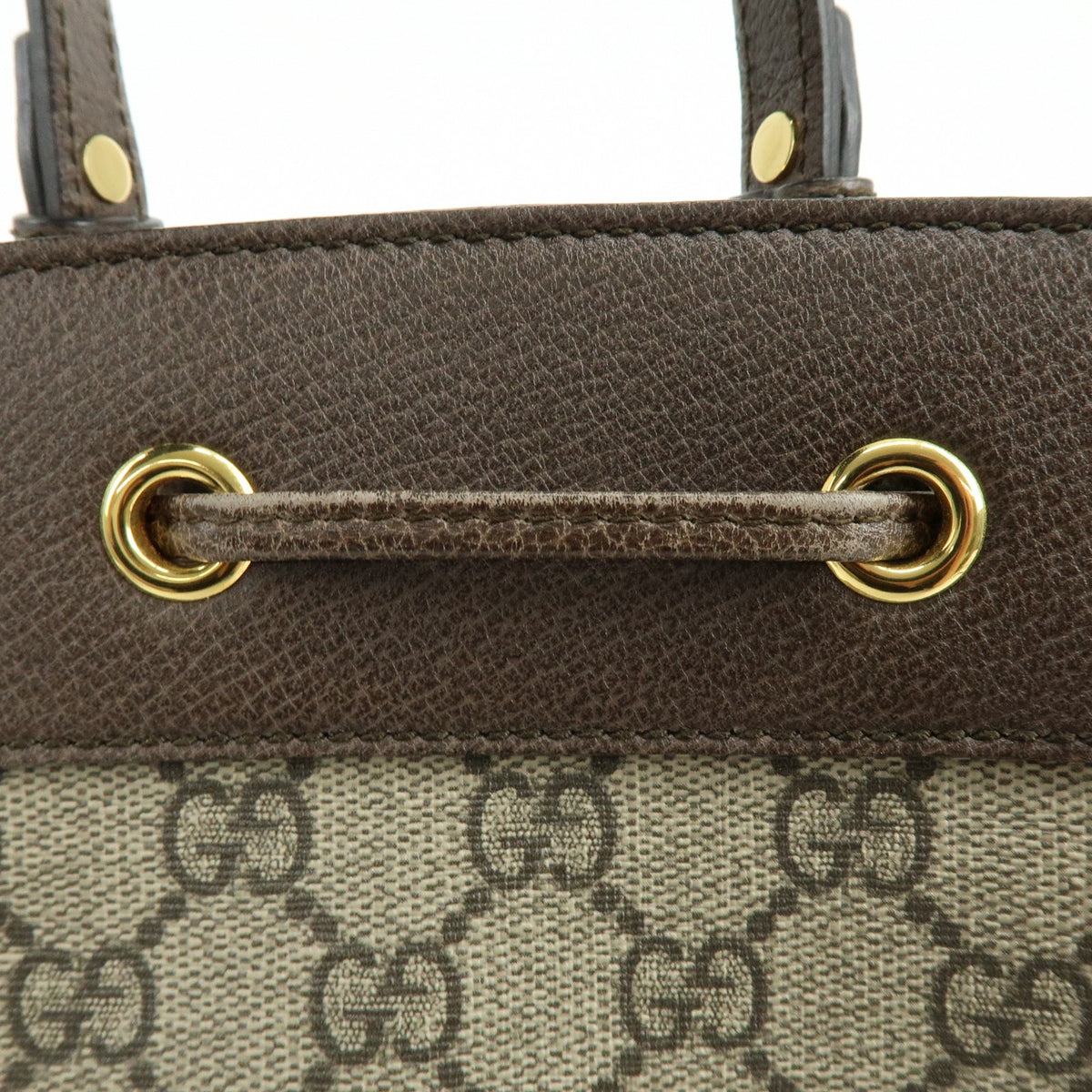 Gucci Ophidia Bucket GG Coated Canvas, Beige, Canvas, Handbag