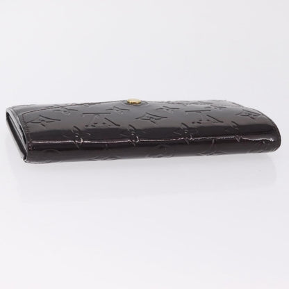 Louis Vuitton Sarah Wallet NM Monogram Vernis, Burgundy, Patent Leather, Wallet