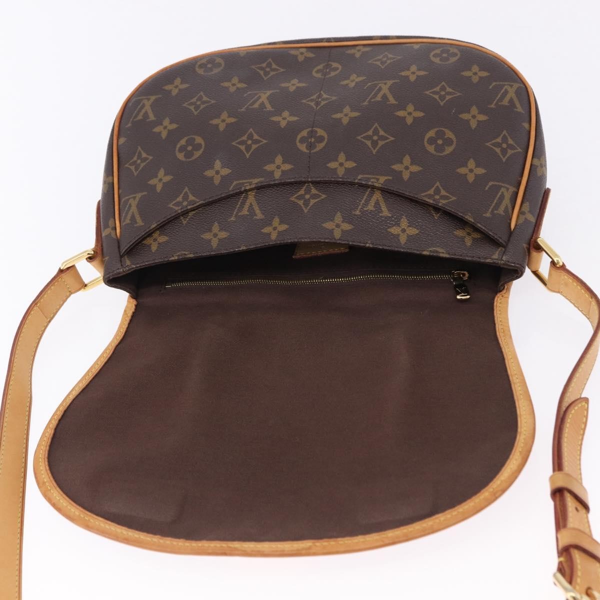 Louis Vuitton Menilmontant Monogram Canvas, Brown, Canvas, Handbag