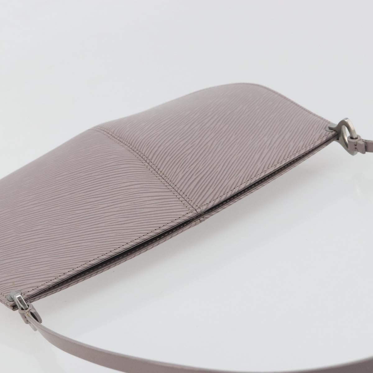 Louis Vuitton Demi Lune Pochette Epi Leather, Purple, Leather, Clutch