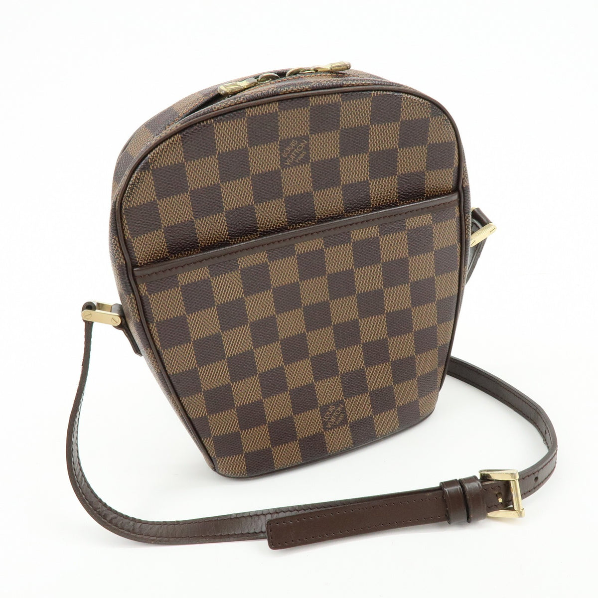 Louis Vuitton Ipanema Damier, Brown, Canvas, Handbag