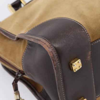 Loewe Amazona Suede, Beige, Suede, Handbag