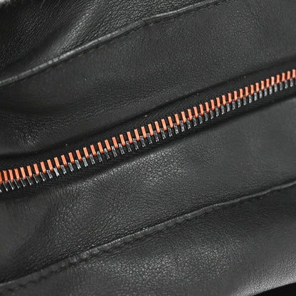 Hermes Caravan Tote Leather, Black, Leather, Tote Bag