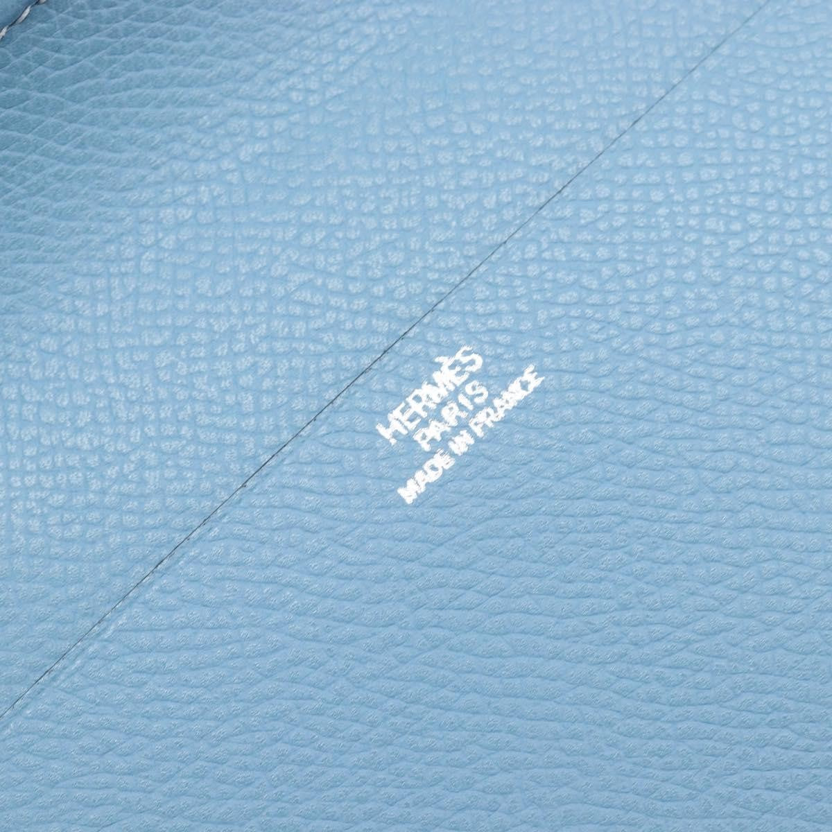 Hermes Vision II Agenda Epsom, Blue, Leather, Wallet