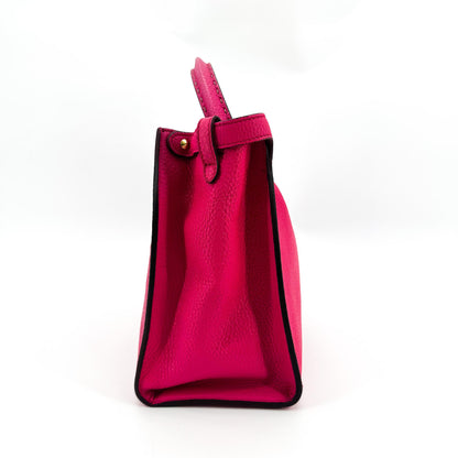 Fendi Selleria Peekaboo Essentially Leather, Pink, Leather, Handbag
