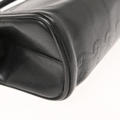 Fendi Convertible Boston Patent, Black, Leather, Handbag