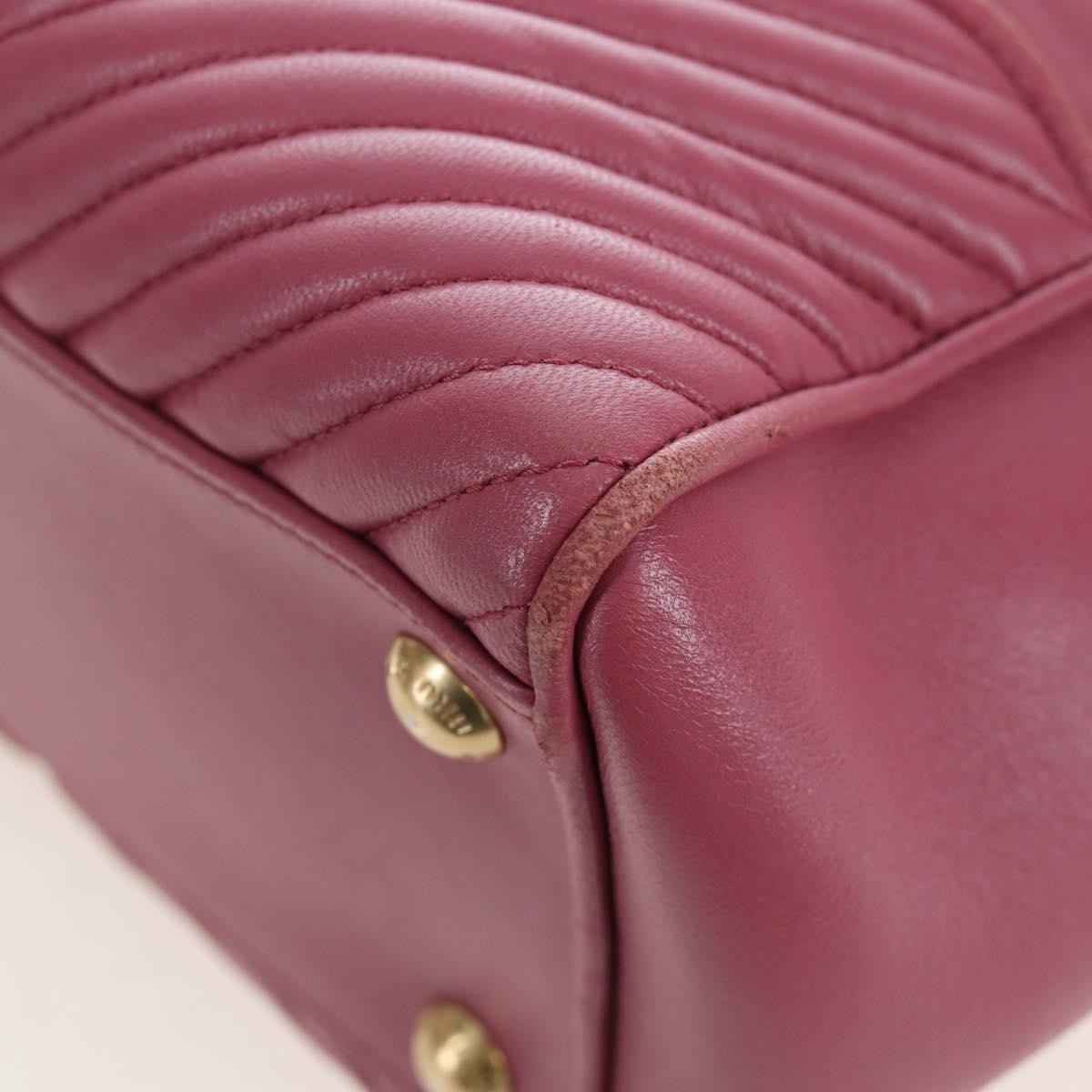 Miu Miu Beau Top Handle Leather, Pink, Leather, Handbag