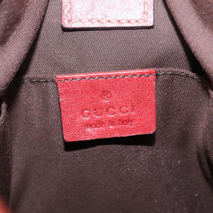 Gucci Trophy GG Canvas with Leather, Red, Canvas, Tote Bag