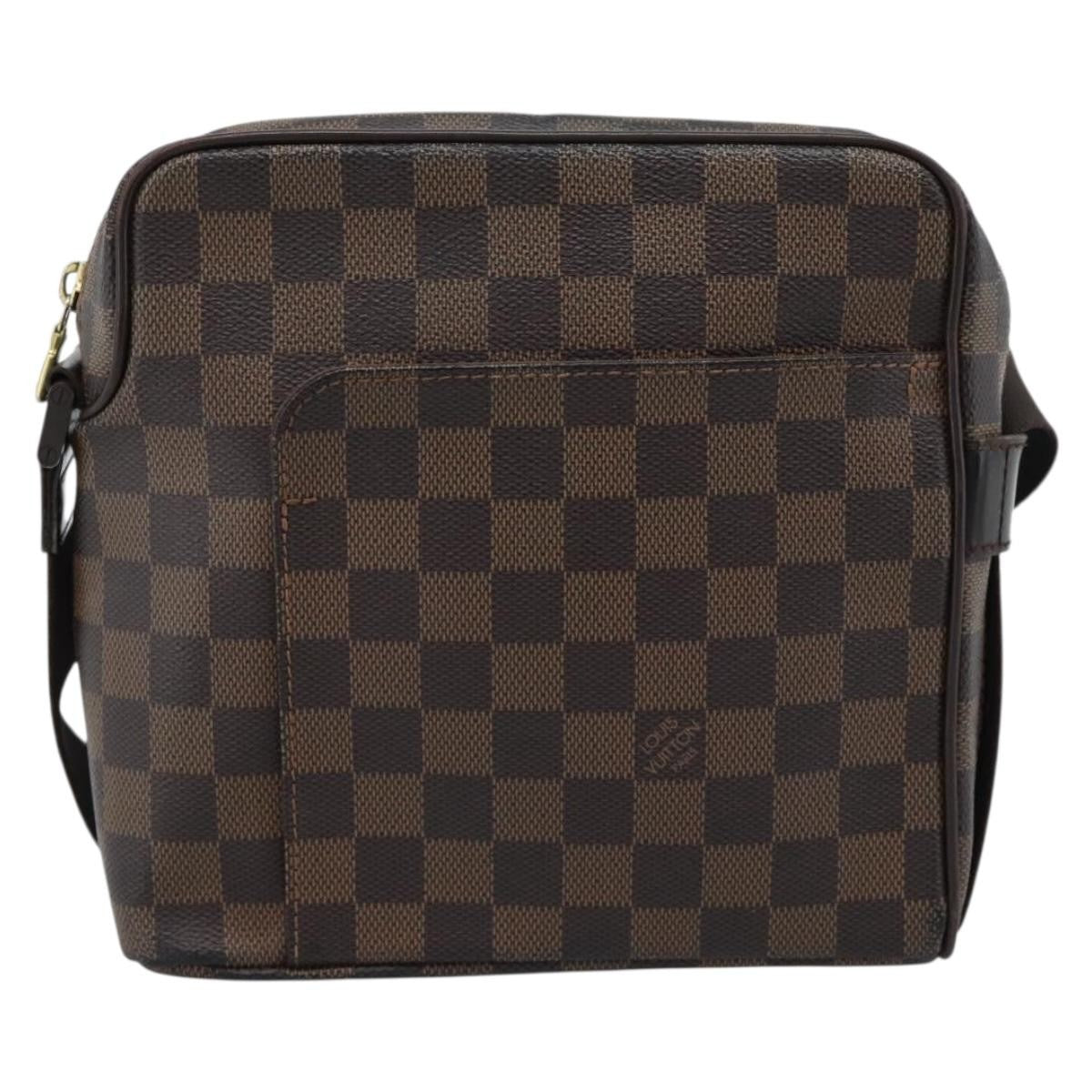 Louis Vuitton Olav Damier, Brown, Canvas, Shoulder Bag