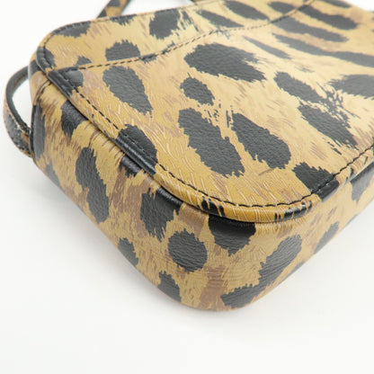 Balenciaga Everyday Camera Printed Leather, Brown, Leather, Handbag