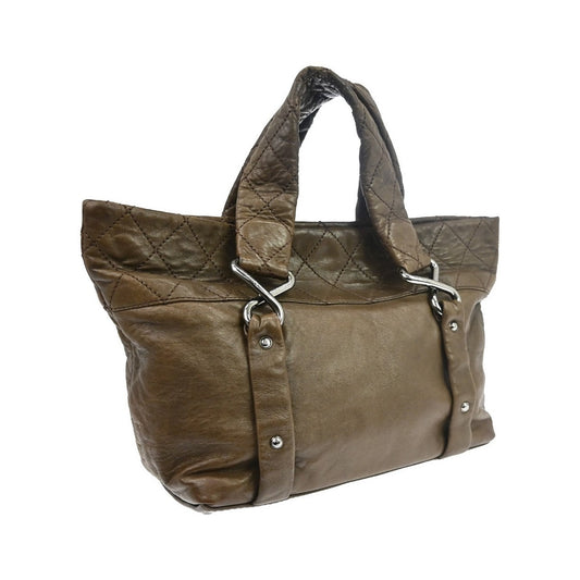 Chanel 8 Knots Lambskin, Brown, Leather, Tote Bag