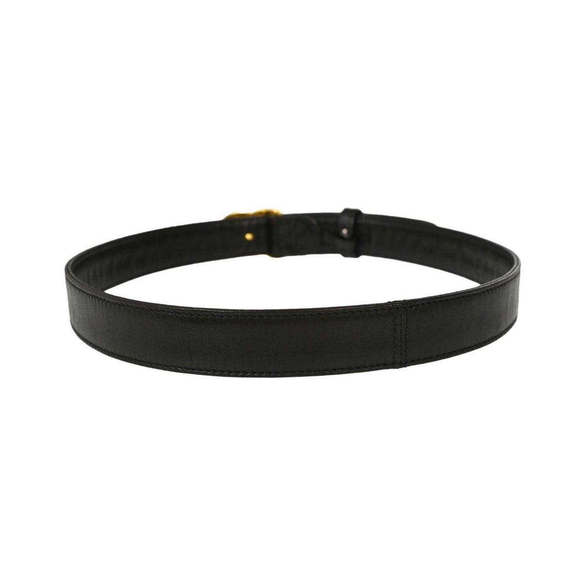Chanel CC Turnlock Belt Leather, Black, Leather, Belt