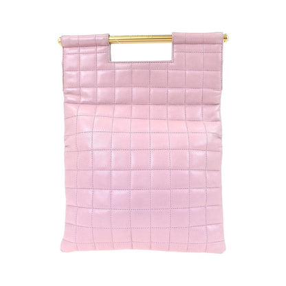 Chanel Chanel Coco Mark Leather Tote leather, Pink, Leather, Handbag