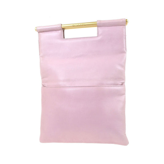 Chanel Chanel Coco Mark Leather Tote leather, Pink, Leather, Handbag