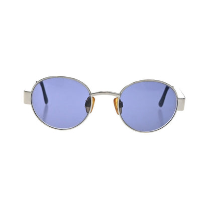 Chanel CHANEL Logo Sunglasses Eye Wear Plastic, Blue, Metal, Sunglasses