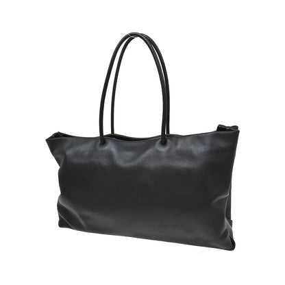Chanel Essential 31 Rue Cambon Shopping Tote Leather, Black, Leather, Shoulder Bag