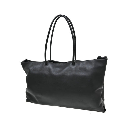 Chanel Essential 31 Rue Cambon Shopping Tote Leather, Black, Leather, Shoulder Bag