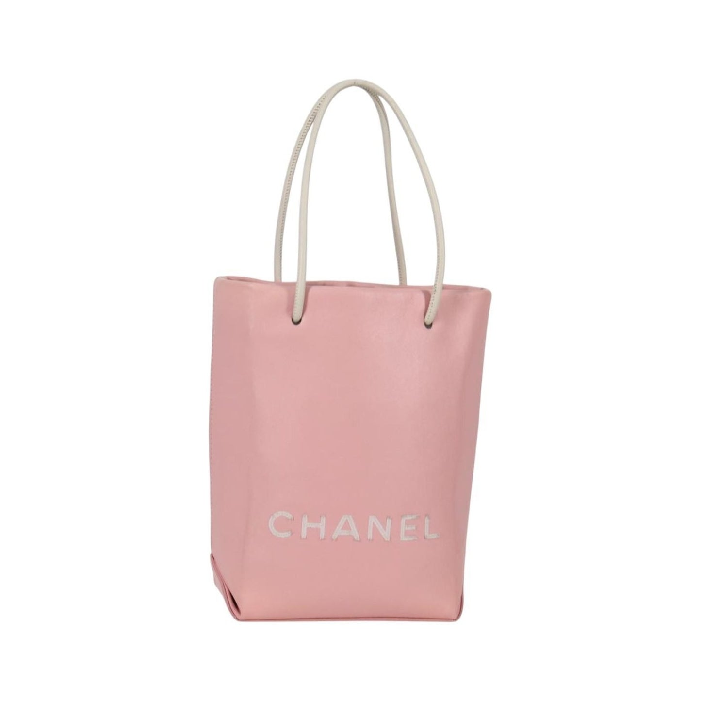 Chanel Essential Shopping Tote Leather, Pink, Leather, Tote bag