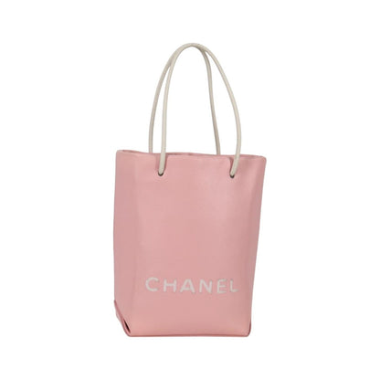 Chanel Essential Shopping Tote Leather, Pink, Leather, Tote bag