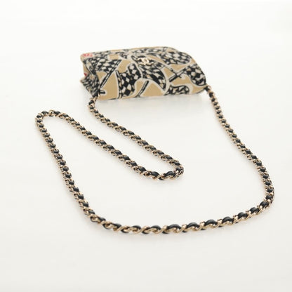 Chanel Flap Card Holder on Chain - Brandsamsara