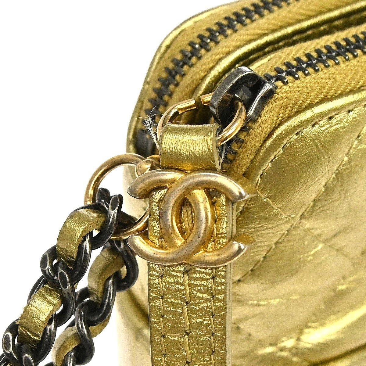 Chanel Gabrielle Double Zip Clutch with Chain - Brandsamsara