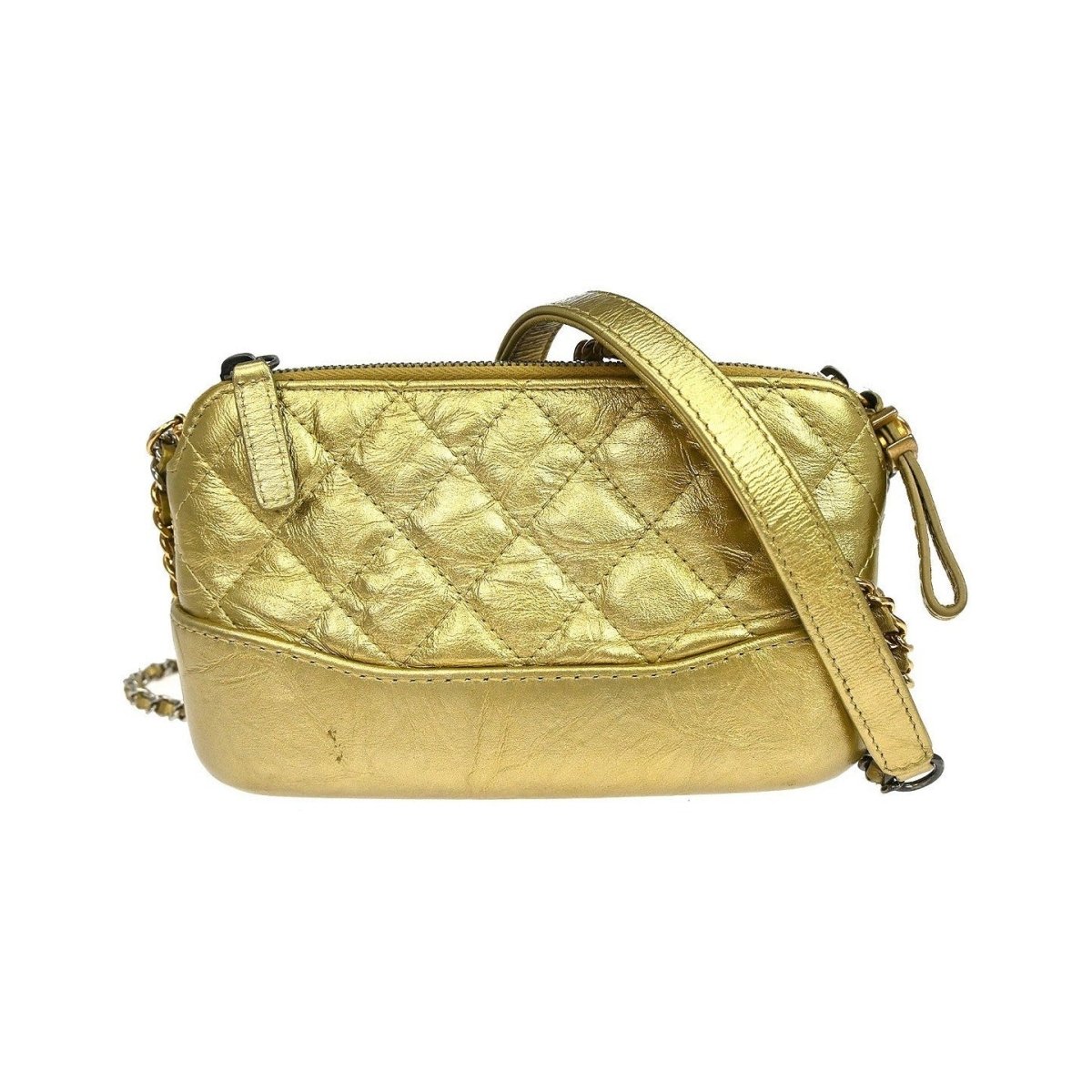Chanel Gabrielle Double Zip Clutch with Chain - Brandsamsara