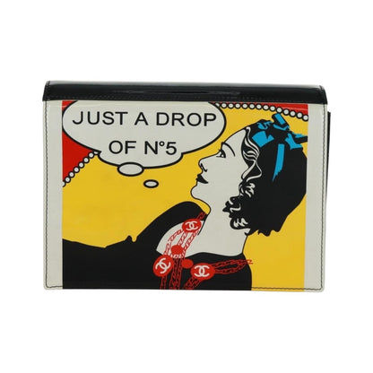 Chanel Just a Drop of No.5 Comic Coco Clutch Patent, Multicolour, Patent Leather, Clutch