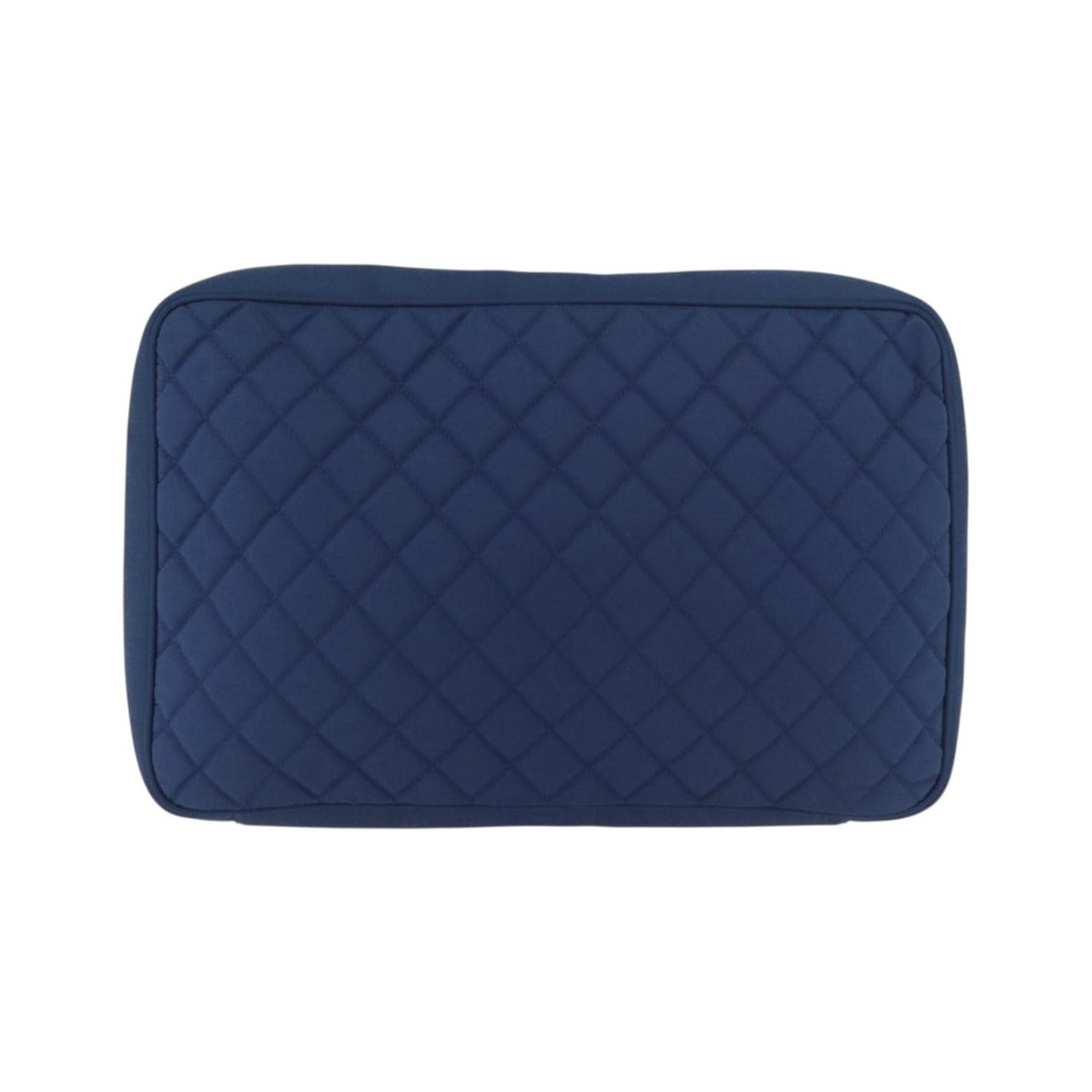 Chanel Laptop Sleeve Quilted Nylon, Blue, Nylon, Clutch