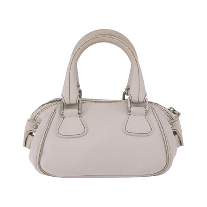 Chanel Lax Tassel Pebbled Leather, White, Leather, Handbag