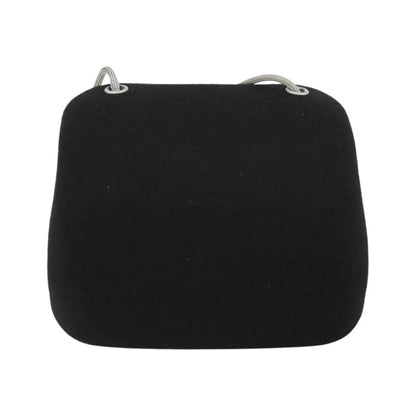 Chanel Millennium Jersey, Black, Cotton, Shoulder Bag